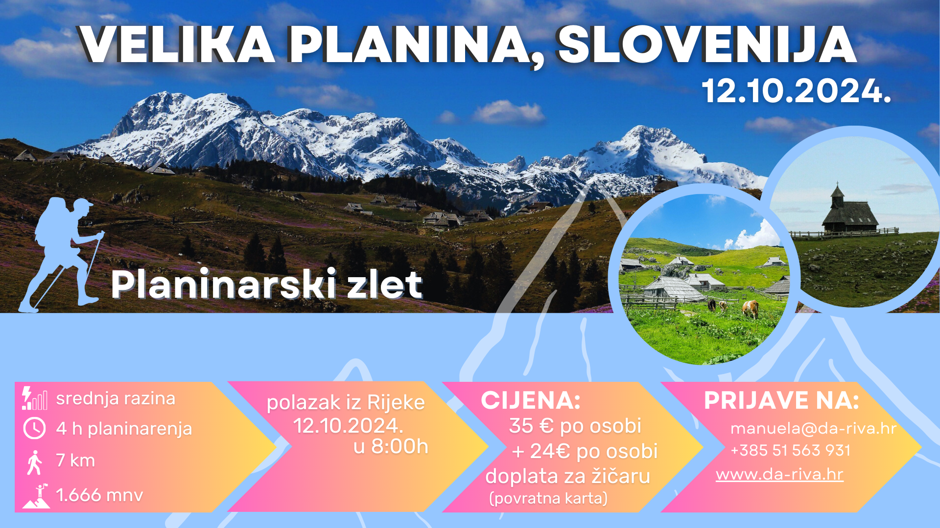 VELIKA PLANINA – Slovenija 12.10.2024.